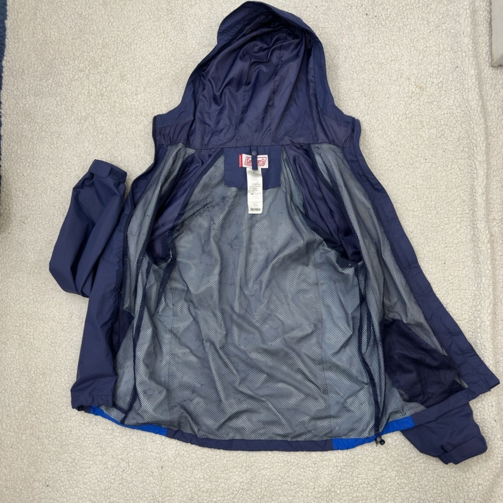 NWOT Coleman Men Navy Hooded Jacket - Picture 8 of 14